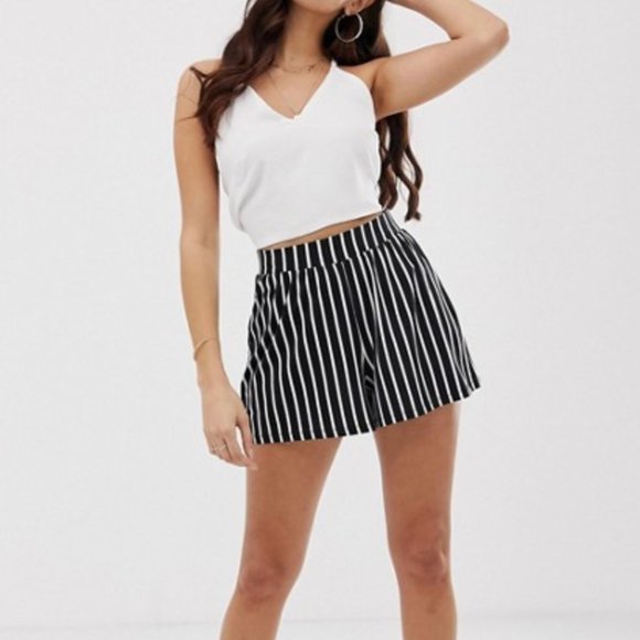 ASOS Pants - High Waisted Flowy Shorts